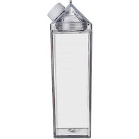 Reusable Clear Milk Carton Water Bottle