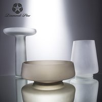 hand blown polish home table decoration flower european style flower vase
