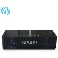 Top Rated 10W FM Radio Alarm Clock Handsfree Wireless Charger Bluetooth Speaker for Mobile Phone with USB,AUX input