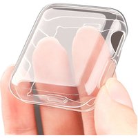 full cover protective transparent clear tpu case for apple series 1 2 3 4,for apple watch band with case transparent tpu