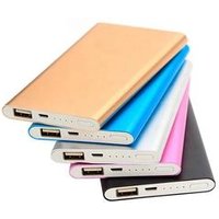 portable custom Ultrathin Metal powerbank 8000mah 4000mah power bank