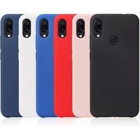 2019 wholesale Shockproof Good Touch TPU Silicone Phone Case for xiaomi redmi note8 phone Cover Accessories
