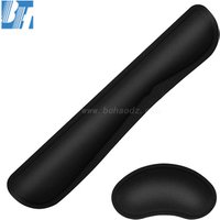 Free Sample OEM Keyboard And Mouse Silicone Rubber Wrist Rest Support with Memory Foam