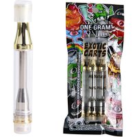 New carving Exotic carts with holograms Mario carts with cartridges not leak AC1003 gold 1.0ml 52 flavor