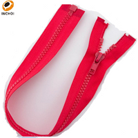 5# open end large resin plastic zipper