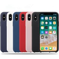 For iphone 7 8 plus X XS Case Shockproof Silicone Case,liquid silicone rubber Mobile Phone Cover For iphone X Case Silicone