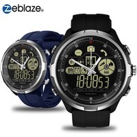 New Zeblaze VIBE 4 Hybrid Flagship Rugged Smartwatch 50M Waterproof 33-month Standby Time 24h All-Weather Monitoring Smart Watch