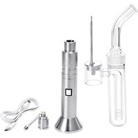 Custom logo vaporizers pen crossing E nail Battery Powered Water Pyrex Glass Smoking Pipes For Wax and Shatter