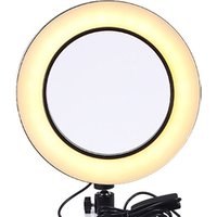 10 inch 26cm LED Circle Dimmable Ring Light for Live Streaming Tripod YouTube Video Production Light Photography Teaching Online