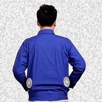 Fan cooling engineering mechanic working uniform workwear with 5v usb power