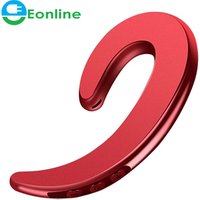 Wireless 4.1 Head phone Ear-hook Earphone Painless Wearing Headset Business Sport Earphone No Ear plug No Pain For Phone