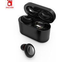 2019 Black Blue tooth 5.0 True Wireless Earbuds with Charging Case OEM customer electronics
