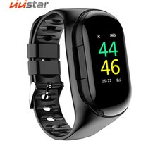 Smart Watch Bluetooth Earphone Fitness Tracker Heart Rate Monitor Sleep Monitor Pedometer Watch Smart wristband