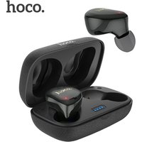 HOCO ES25 TWS 5.0 Wireless Earphone 3D Bass Stereo Wireless Headphone Auto Pairing Earbuds 3D Bass Sound Headset 2019