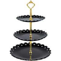 Elegant Plastic Cake Stand For Wedding Decorations 3 Tier Cup Cake Stands