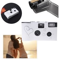 Free Shipping 36 Photos Power Flash HD Single Use One Time Disposable Film Camera Party Gift