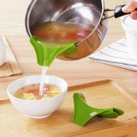 Creative kitchen accessories Deflector gadget Silica gel kitchen tools funnel silicone gadgets cuisine cooking tools