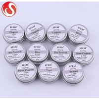 XFKM SS316L Electronic Cigarette DIY Prebuilt Coil Heating Wire Alien Tiger Clapton Coil For Vapor RDA Atomizer Tank 10pcs/box