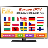Wholesale European IPTV Channels Subscription Code 12 Months FAKAFHD APK Europe IPTV Account Reseller Panel