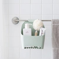 Punch Free Bathroom Storage Box Towel Hanging Basket Toilet Storage Rack