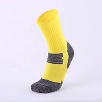 Breathable crew compression basketball socks Custom logo sport socks