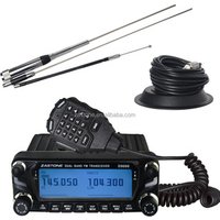 New Arrival Zastone D9000 60W Car Walkie Talkie 50km Dual Band U/V Mobile Ham Radio HF Transceiver CB Radio Station
