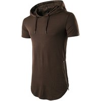 Short Sleeve Longline Slim Fit T Shirt