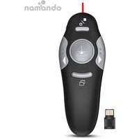 Laser Wireless Presentation Clicker for Powerpoint Presentations on Laptop or Computer with Remote Red Laser Presenter