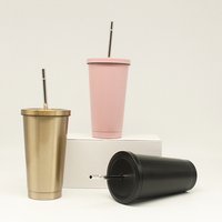 Yongkang factory OEM 18/8 stainless steel coffee mug coffee mug wholesale straw tumbler with cheap price