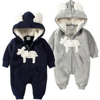 Cute Elk Winter Thickening Bodysuit