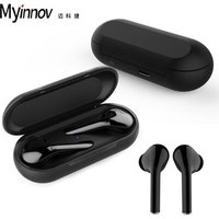 Best quality tws earphones M6/M6s support two side calling/sport blue tooth earphone/earbuds