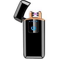 Double Flameless Arc Electronic Lighter Fingerprint Ignition