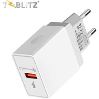 5V 3A Quick 3.0 Single USB Fast Charger for iPhone Samsung s9 EU /US/UK Adapter Universal tablet USB Wall Charger