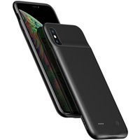 USAMS original new 4000mah Audio Data transmission powerbank rechargeable back Battery power Case for iphone Xs Max