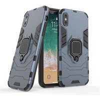 360 Degree Rotating Ring Case Dual Layer Shockproof Impact protective mobile phone back cover case for iphone x 8 7 6 5