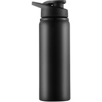 700ML Black Stainless Steel Sports Water Bottle With Carabiner Hook Custom Logo Small MOQ