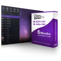 Super Best Europe IPTV Account Code SUBTV Subscription 6 Months with 4K UHD IPTV Channels