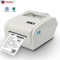 Hot sale High speed 4inch bluetooth/USB desktop thermal barcode label printer Bluetooth