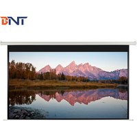 100~150 Inch Wall Mount Office Projector Matte White Electric Projection Screen for BETPMS9-100