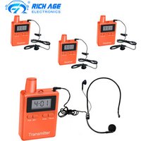 Profession two way wireless audio whisper tour guide system For Tourist Guide for factory visiting