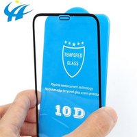 Factory Price 2019 Full glue 9H 10D Screen Protector Mobile Phone Tempered Glass for iPhone 6 7 8 plus xs xr xs max