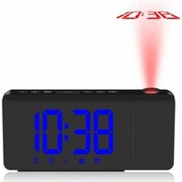 LED Radio Projection Wall Clock