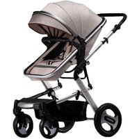 Baby Stroller Carriage For Newborns High Landscape Baby 2 in 1 Folding Prams For Children