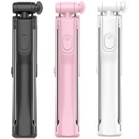 DIVI mini selfie stick wireless selfie stick tripod 3 in 1blue tooth mini selfie stick with LED light for IOS Android