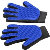 Upgrade Version 259 Tips Pet Grooming Clean Glove Gentle Deshedding Dog Bath Brush Glove Efficient Pet Hair Remover Mitt Gloves