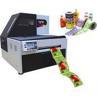 Desktop Adhesive Address Sticker Postag CMYK Full Color Roll To Roll Beer Label Printer