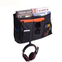 Mise Hot Sale 8 Pockets Storage Bag Organizer, Dorm Rooms Bed Rails Hanging Bedside Organizer Storage