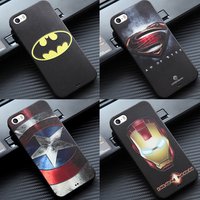 Marvel Superhero Super Man Avengers Mobile Phone Deadpool Soft Printed Cover for iPhone 5 5s 5c Case Batman Captain America Shie