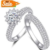 wholesale cheap prices custom latest design value jewelry women wedding promise couple diamond 925 sterling silver ring