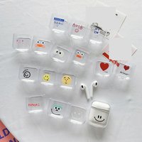 Factory Price for Airpods Case Custom Logo Brand Hard TPU Clear Cover Dust-proof Wireless Earphone Boxes for Air Pod